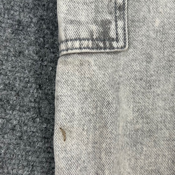 Hollister High Rise Vintage Baggy Cargo Jeans Women 1R 25x31 Light Wash Wide Leg - Picture 2 of 11